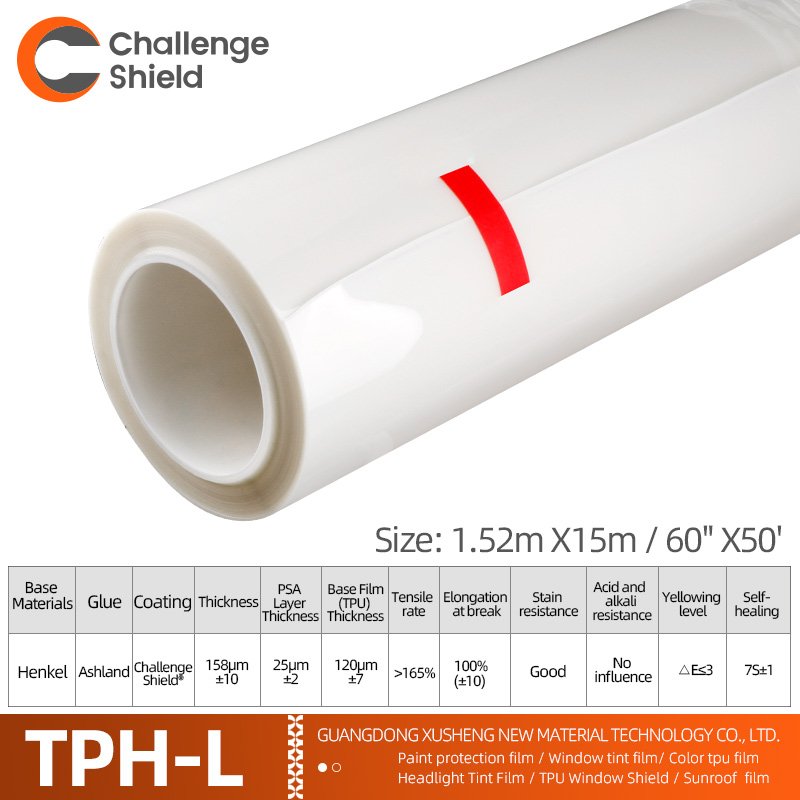 Manufacturer transparent self healing ppf car film protection nano ceramic coating TPH TPU PPF car paint protection film