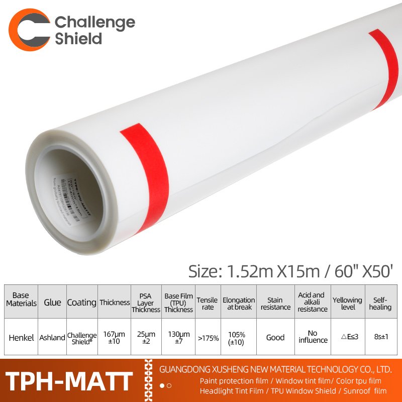 Manufacturer transparent self healing ppf car film protection nano ceramic coating TPH TPU PPF car paint protection film
