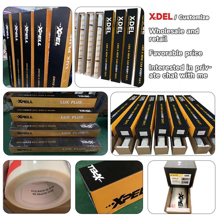 PESA PPF Film 10 Year Warranty 6.5mil7.5mil Clear Car Anti-Yellowing PPF Paint Protection Film Self Healing car TPU TPH PPF Film