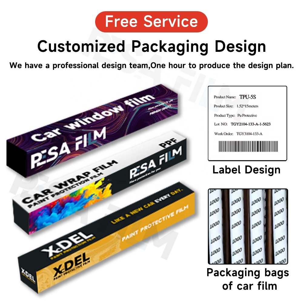 PESA PPF Film 10 Year Warranty 6.5mil7.5mil Clear Car Anti-Yellowing PPF Paint Protection Film Self Healing car TPU TPH PPF Film