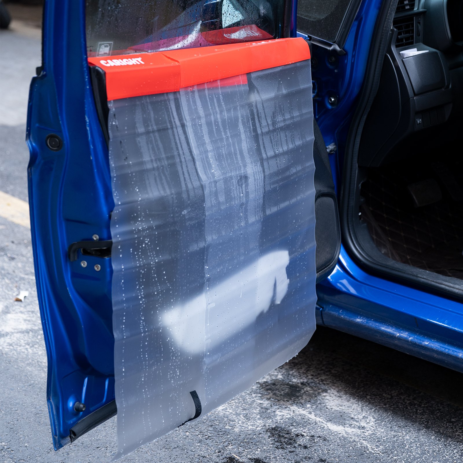 Most Popular Reusable PET Water Shield Sheets 2 Packs Car Door Panel Cover Waterproof Window Tint Tools