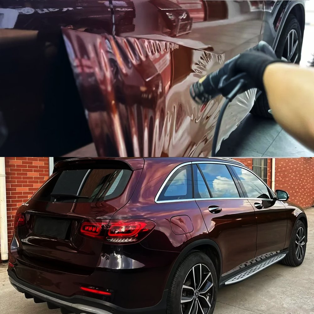 Car Wrap Films Glossy Matte Wrap Vinyl with Air Release Vinyl Holographic Metallic Series 1.52*18M OEM Body Stickers TPU/PET,TPU