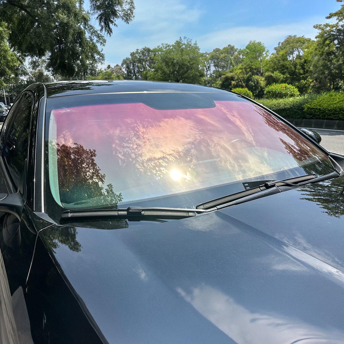 Beikaer Dazzle Color Window Film Chameleon Window Tint Red Purple Car Chameleon Film Window Tint