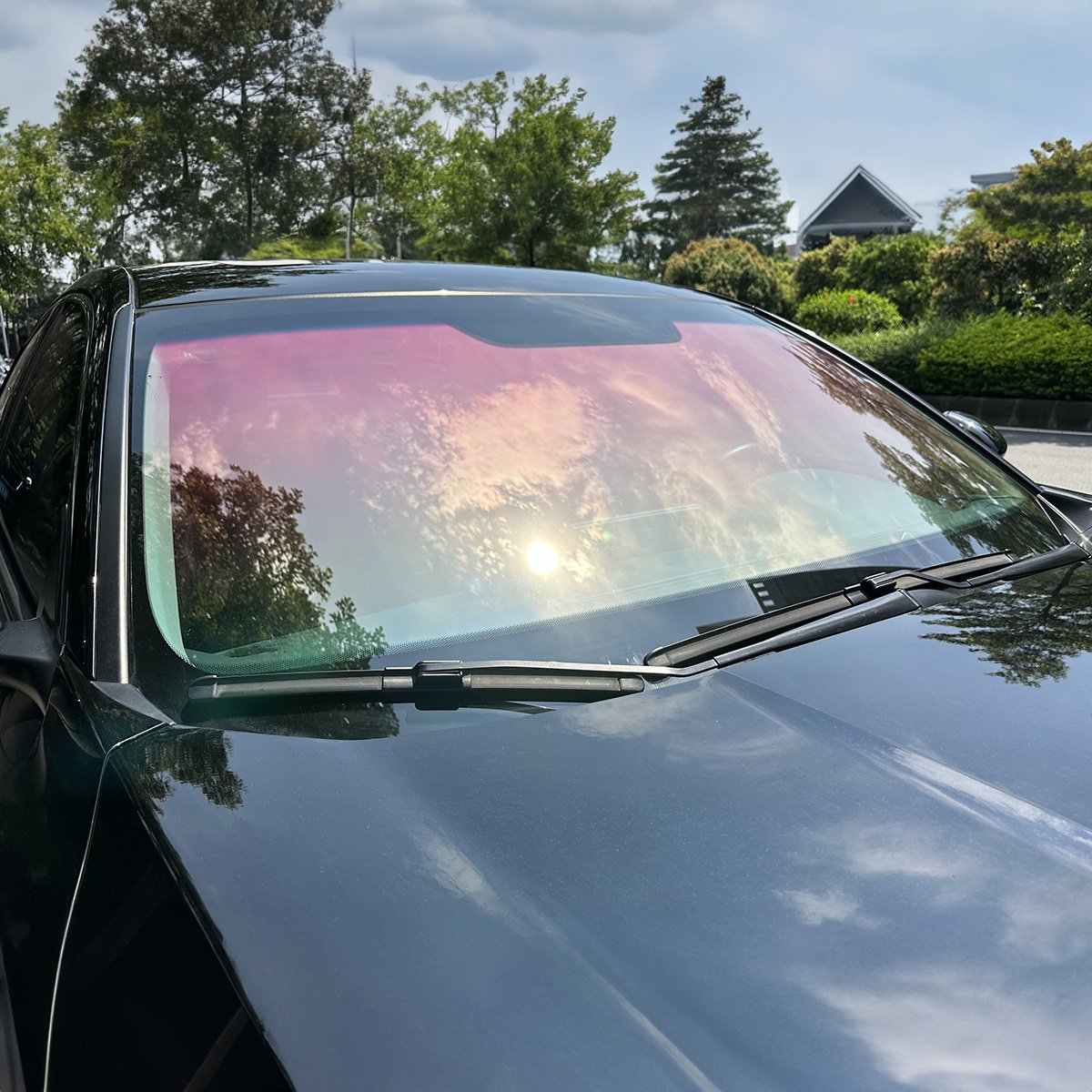 Beikaer Dazzle Color Window Film Chameleon Window Tint Red Purple Car Chameleon Film Window Tint