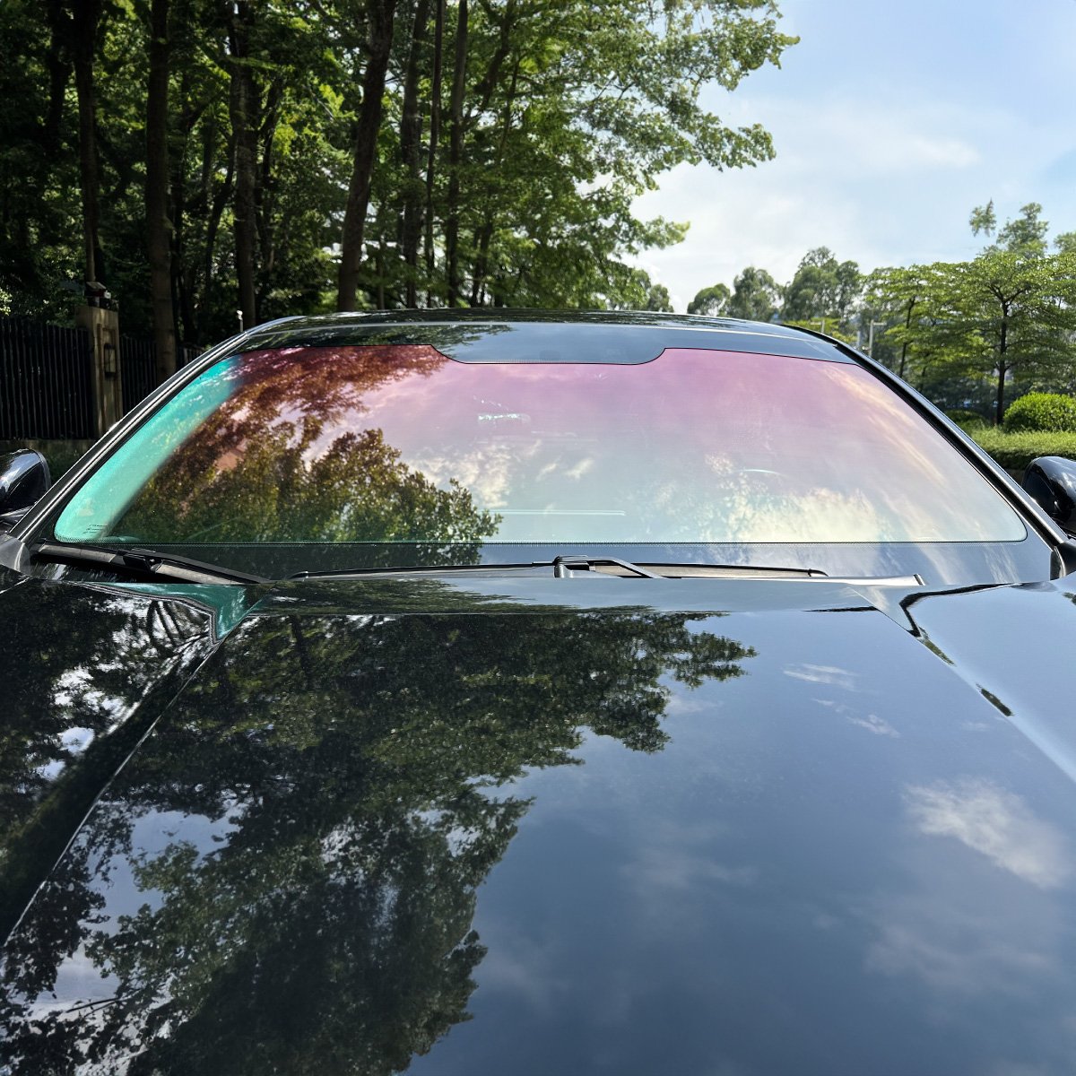 Beikaer Dazzle Color Window Film Chameleon Window Tint Red Purple Car Chameleon Film Window Tint