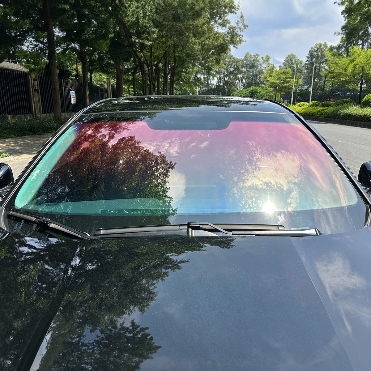 Beikaer Dazzle Color Window Film Chameleon Window Tint Red Purple Car Chameleon Film Window Tint