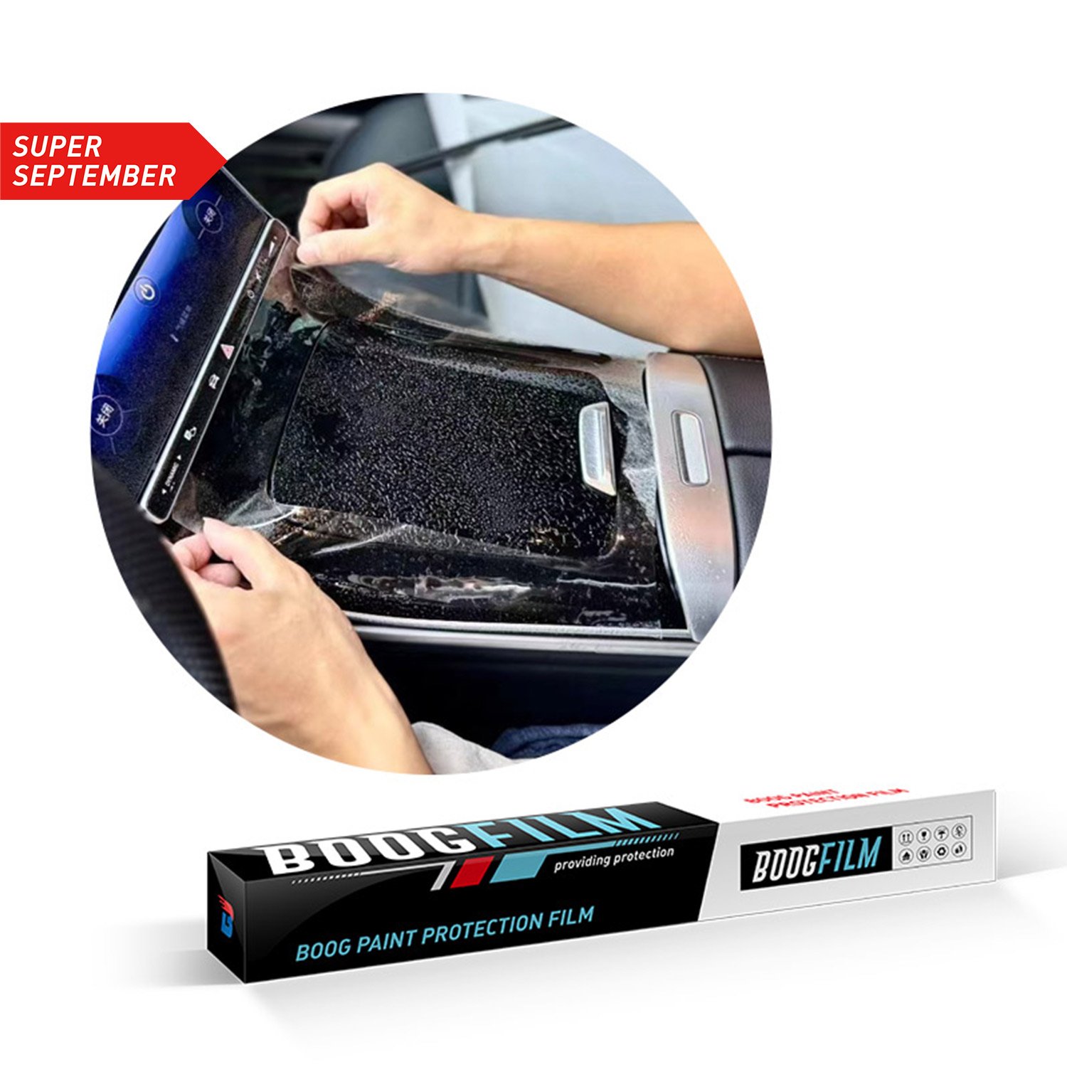 BOOGFILM manufacturer Heat Healing High Gloss Transparent Auto Paint Protection PPF TPU Non-Yellowing Car Film
