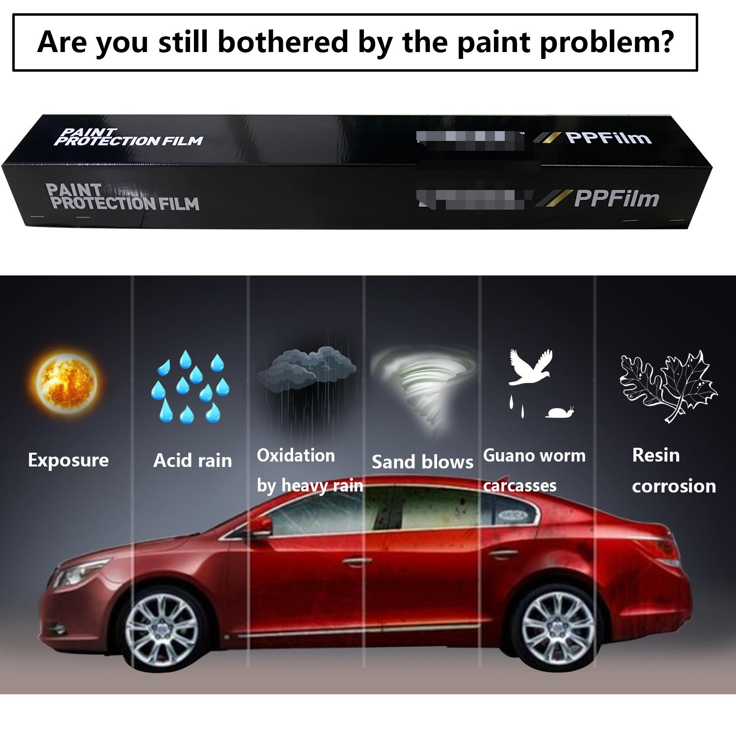 VKOOL matte TPU ppf paint protection film Self Healing Auto-repair Anti-yellowing Clear PPF Car Film For Car Body Protective
