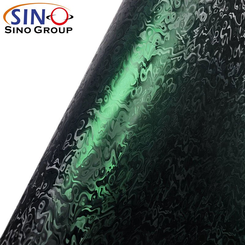 Factory Supply 1.52x17M/5x56FT 3D Carbon Fiber Vinyl 3D Universe Black PET Air Bubble Release Car Film