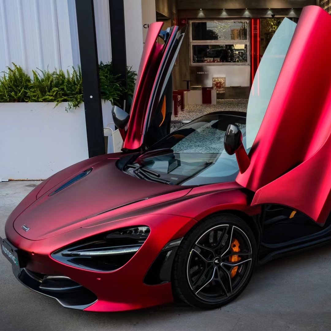 New Colorful Body Wrap Paint Glossy Chrome Car Film Removeable Logo Sticker Protective Color for Car Body