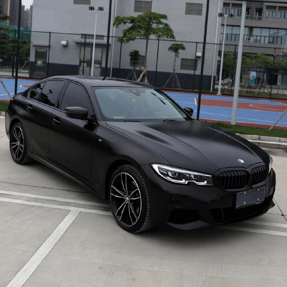 YUP Anti Scratch Electro-optic Metal Black Wrapping Vinyl Roll Car Wrap Auto Film