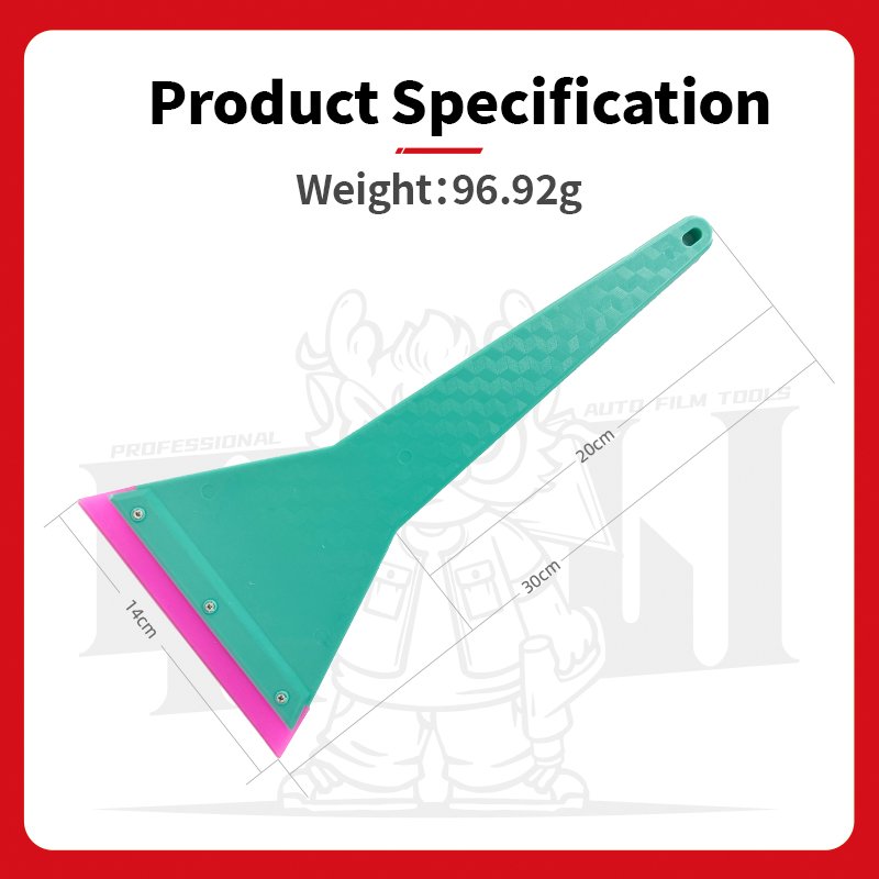 tint tool vinyl scraper Car Film Cattle Cattle Hard Scraper Large Glass Cleaning Front And Rear Gear Extension Squeezing Water