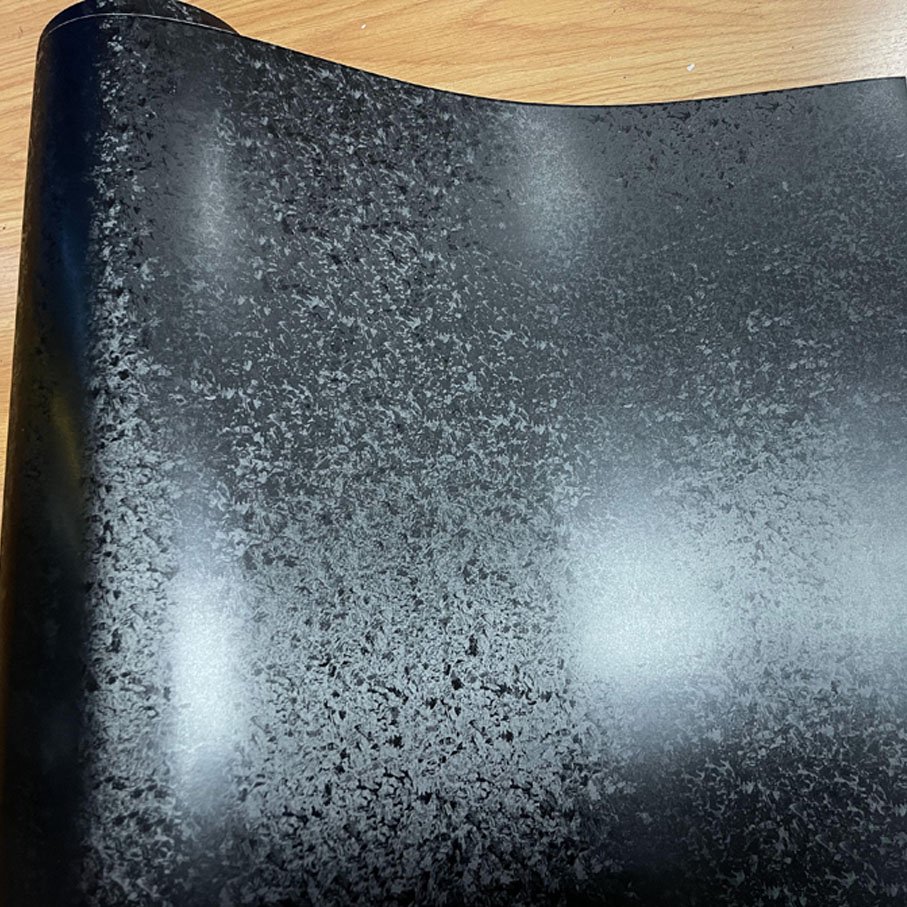 Custom Cut 152m*50cm Black Silver Forged Carbon Fiber Vinyl Wrap Tape Release Bubble Carbon Steel Gold and Silver Car Film