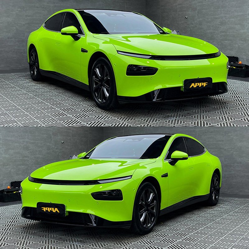 Wholesale Color Change Film Colorful Ppf Colored Sticker Cover Sticker Vinyl Wrap Tpu Apple Green For Car