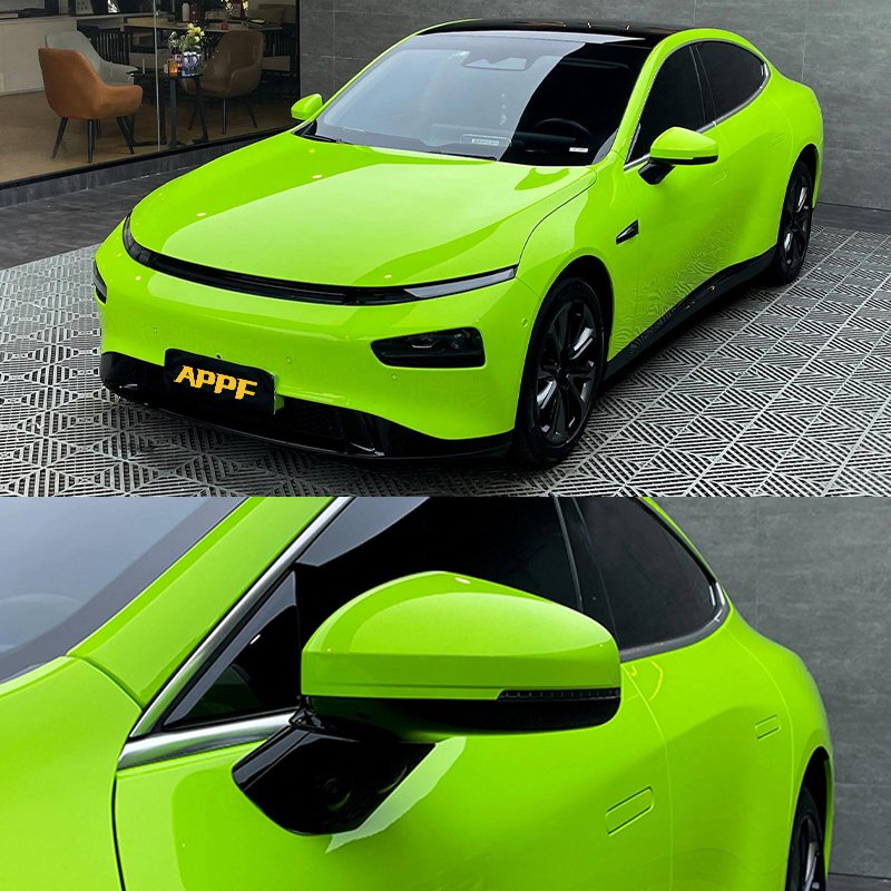 Wholesale Color Change Film Colorful Ppf Colored Sticker Cover Sticker Vinyl Wrap Tpu Apple Green For Car