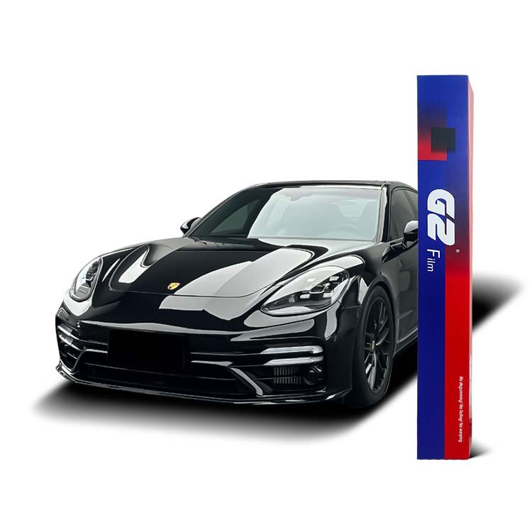 Factory Price Wholesale Selfadhesive Satin Full Body Car Wrap Vinyl Gloss Black Color High Quality Wrapping Rolls Film