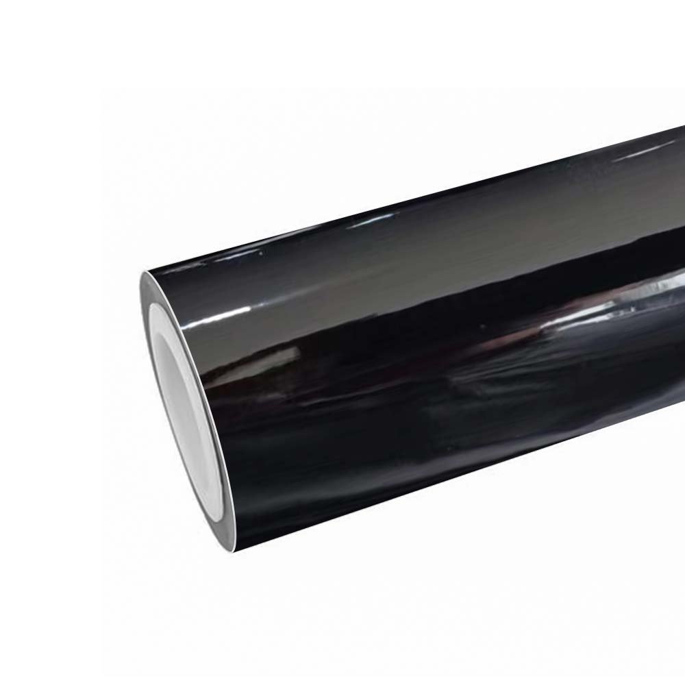 Factory Price Wholesale Selfadhesive Satin Full Body Car Wrap Vinyl Gloss Black Color High Quality Wrapping Rolls Film
