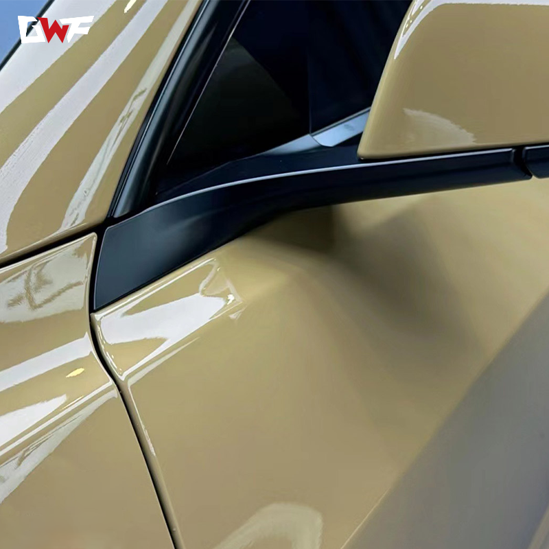 Manufacturer hot auto Desert Yellow color vinyl wrap car wrapping orange changing gloss clear matte green TPU car vinyl wrap