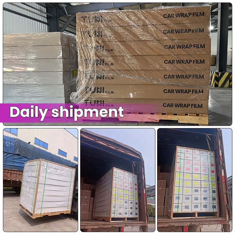Auto wrapping films Removable Glue High Quality Car Wrap Film protective car vinyl