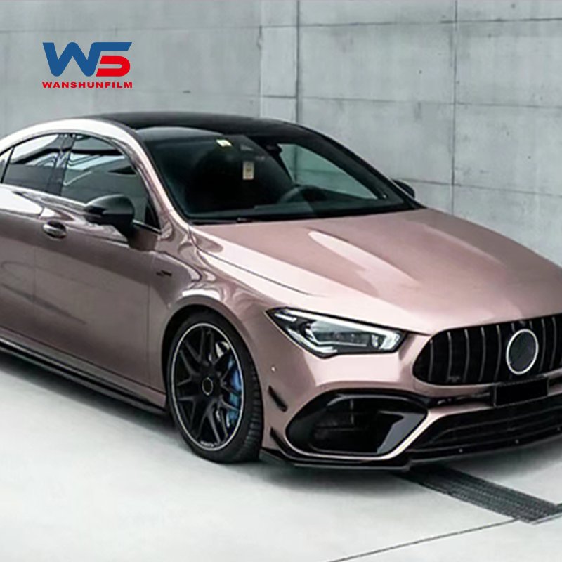 Free Sample TPU Rose Gold Car Wrapping Film Color Color Changing Self Healing Paint Protection PPF Self Healing