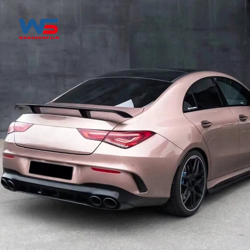 Free Sample TPU Rose Gold Car Wrapping Film Color Color Changing Self Healing Paint Protection PPF Self Healing