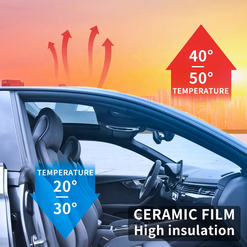DMIS 1.52*30m Nano Ceramic Car Tint Window Film Security Film For Windows Windscreen Window Tint