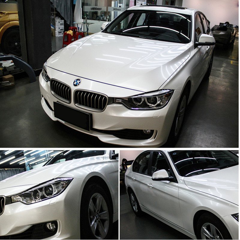 PET series glossy army green Vinyl Car Wrap Air Bubble Free Easy to Install Vinyl Wrap Self Adhesive vinyl car wrap
