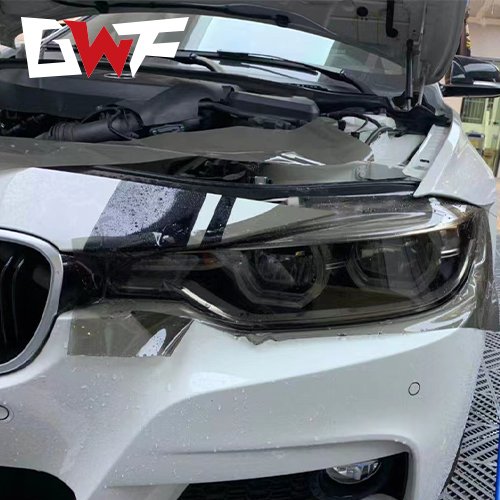 30CM*15M USA Quality Light Black Self Healing ppf film Hydrophobic TPU Car Headlight & Taillight Protection Film