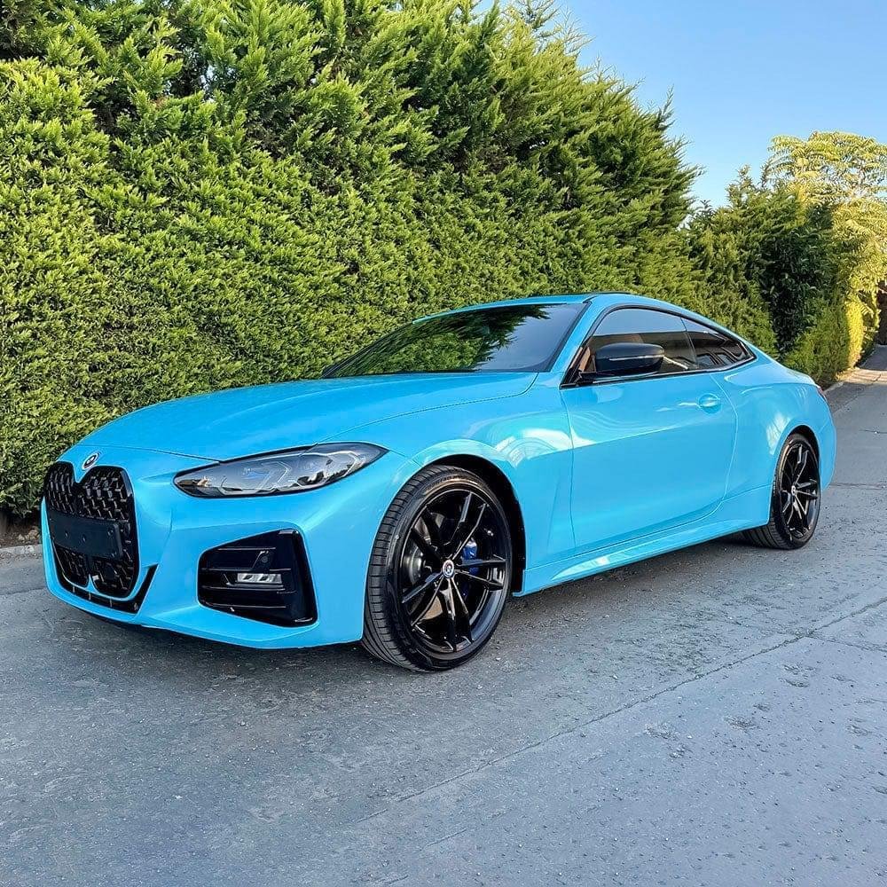 Caribbean Blue Color TPU PPF paint protection film car films 1 rolls 1.52*16M thickness 8mil Color Change PPF for car