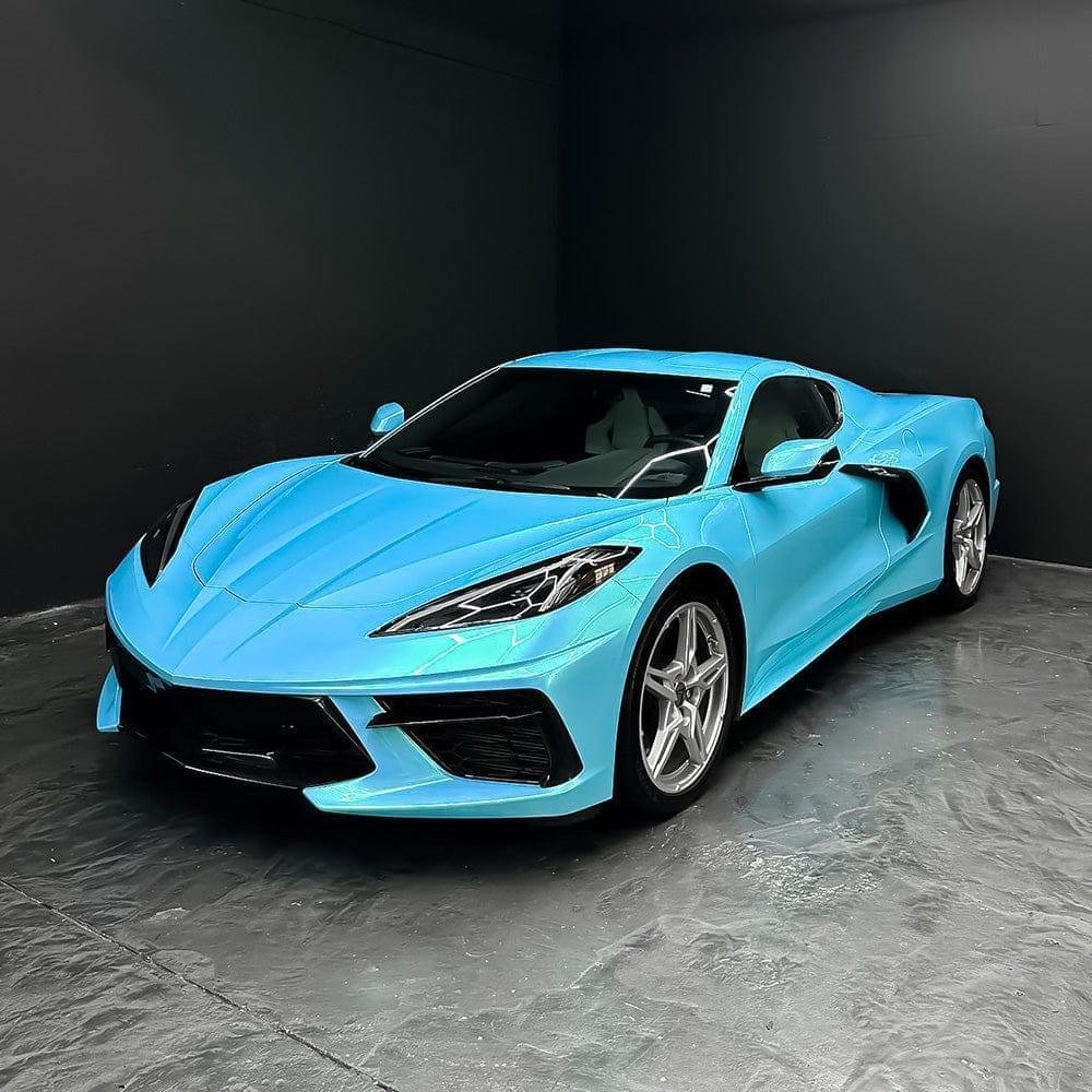 Caribbean Blue Color TPU PPF paint protection film car films 1 rolls 1.52*16M thickness 8mil Color Change PPF for car
