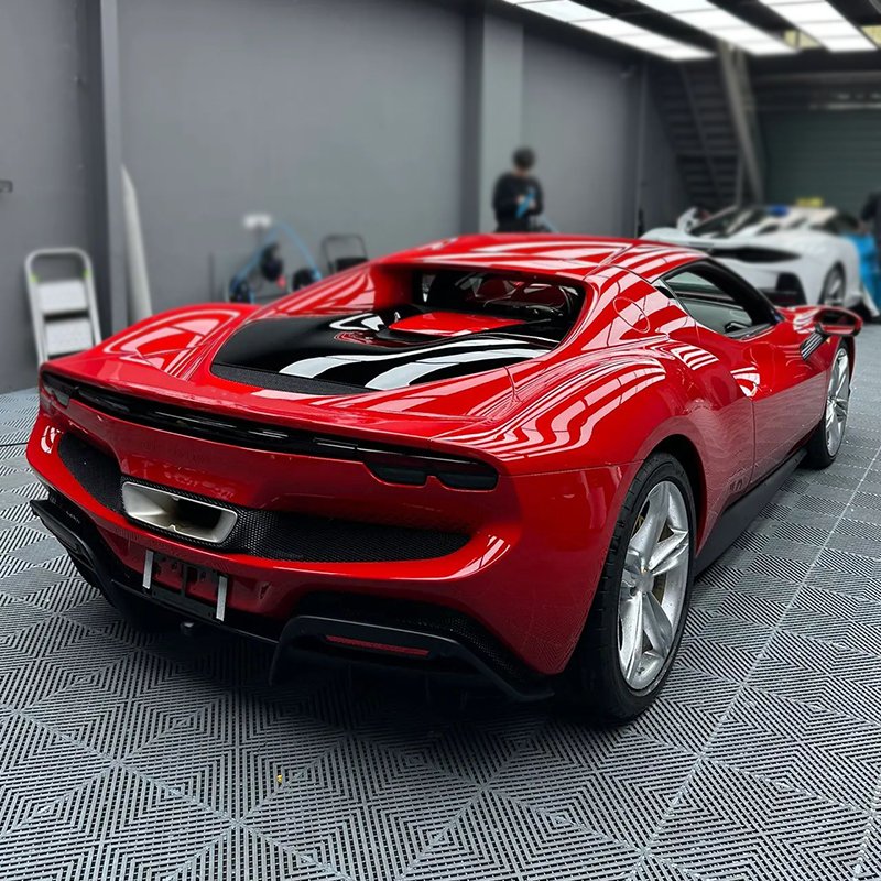TPU Ferra Red Car Wrap PPF Super Stain-Resistance Anti Scratch Car Paint Protection Film Wrap Car TPU Color PPF