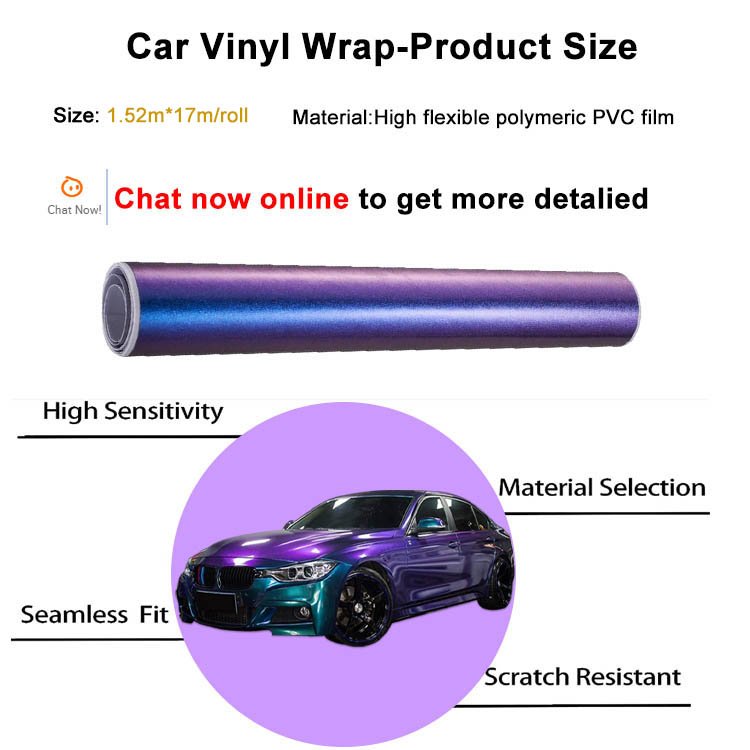 Vinyl Supplier Wholesale Factory Price Chrome Matte Metallic Satin Color Self-Adhesive Film Auto Stickervinyl Wrap Rolls For Car