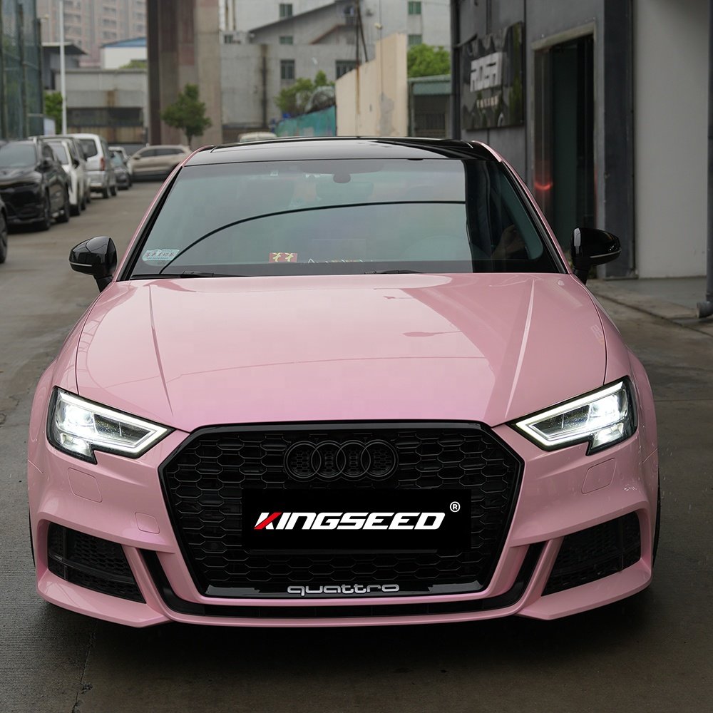 Rouge pink glitter diamond vinyl car wrap full roll car wrapping film wrap vinyl body luxury brand vinyl wrap for vehicle