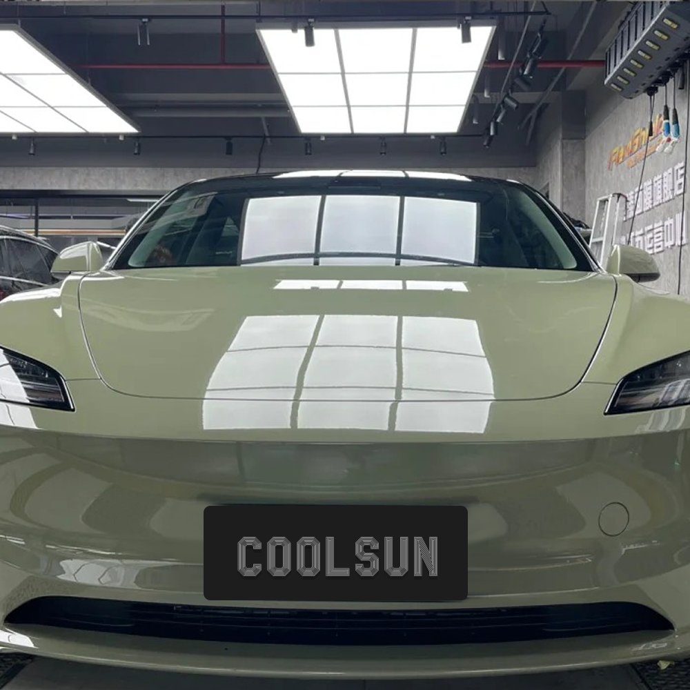 Neway Gloss Car Films Khaki Grey Color For Full Vehicle Body Wrapping