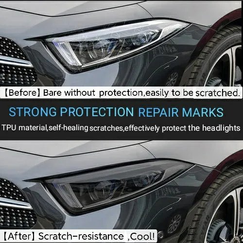 New Arrival Car Lamp Film to Black or Purple TPU Photochromic Film Smart Headlight PPF Protection Film Self Adhesive White