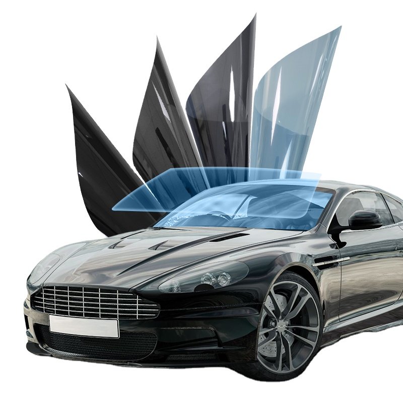 Sun control good quality PET car window film self adhesive 2mil car window solar film 1.52*30m car vehicle nano ceramic film