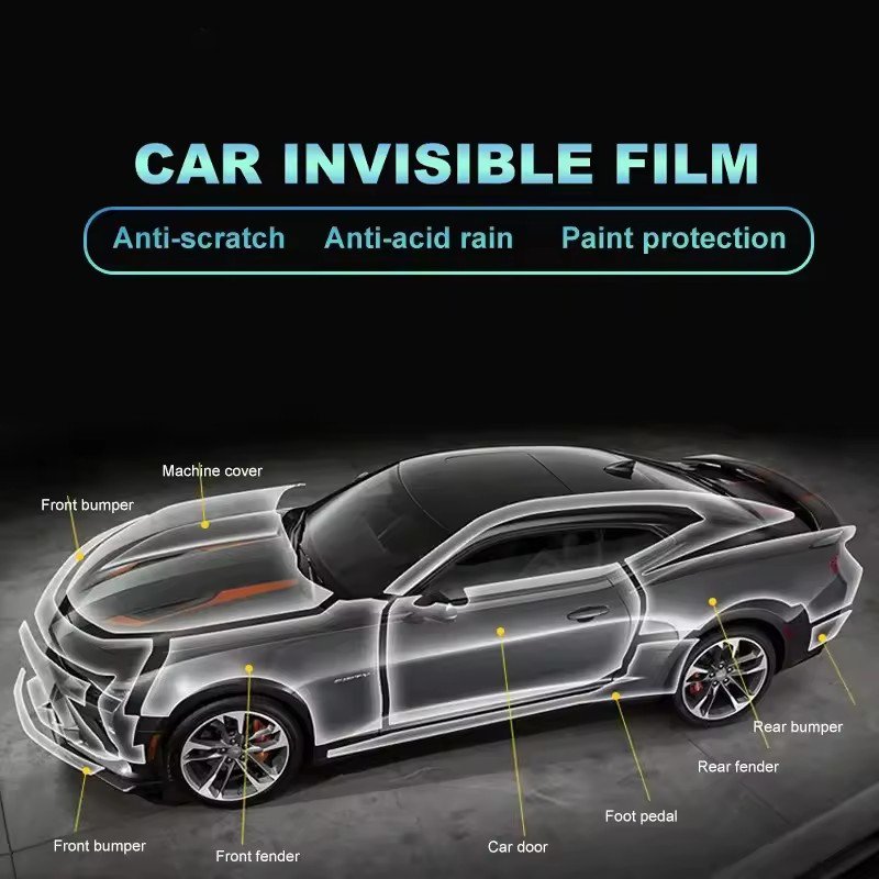 Wholesaler 1.52*15M Base Material Of TPU Easy Cleaning Car Film Anti-scratch Self-healing Film