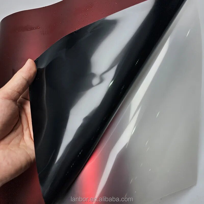 Stretchable car film air bubble free vinyl wrap Romanee red Car Wrapping Film 1.52*18m/Roll