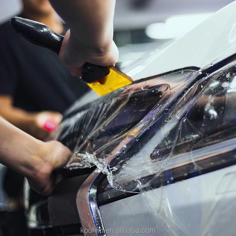 Car Film Car Paint Protective Film Anti-scratch Self-healing Auto Bumper Protector Films Vinyl Car Wrap Transparent 1.52mx15m