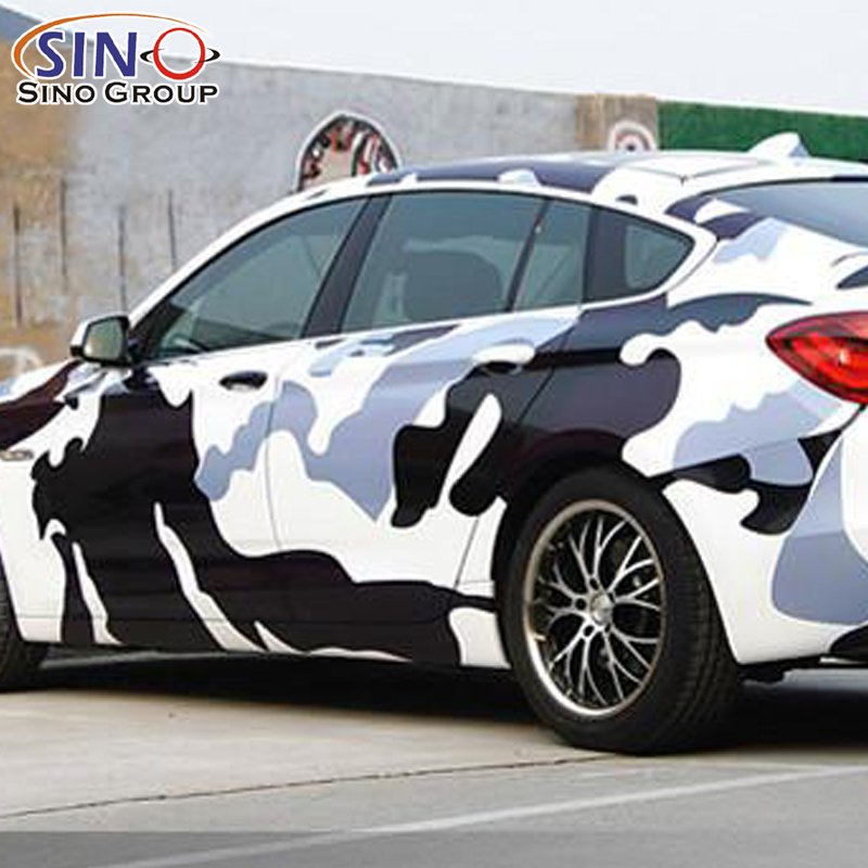 MC002 Digital Printing Camouflage Vinyl PVC Material Car Sticker