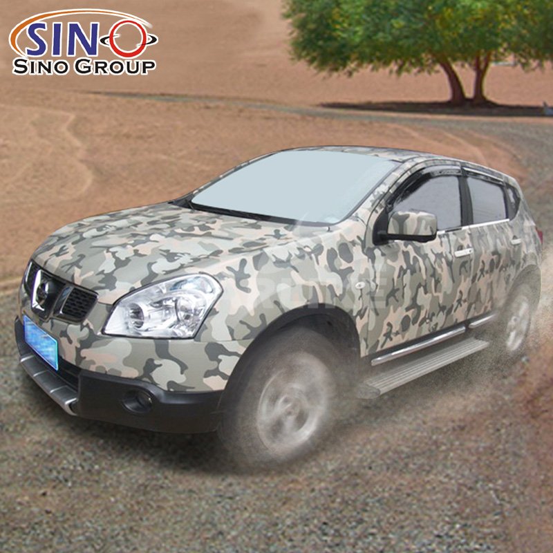 MC002 Digital Printing Camouflage Vinyl PVC Material Car Sticker