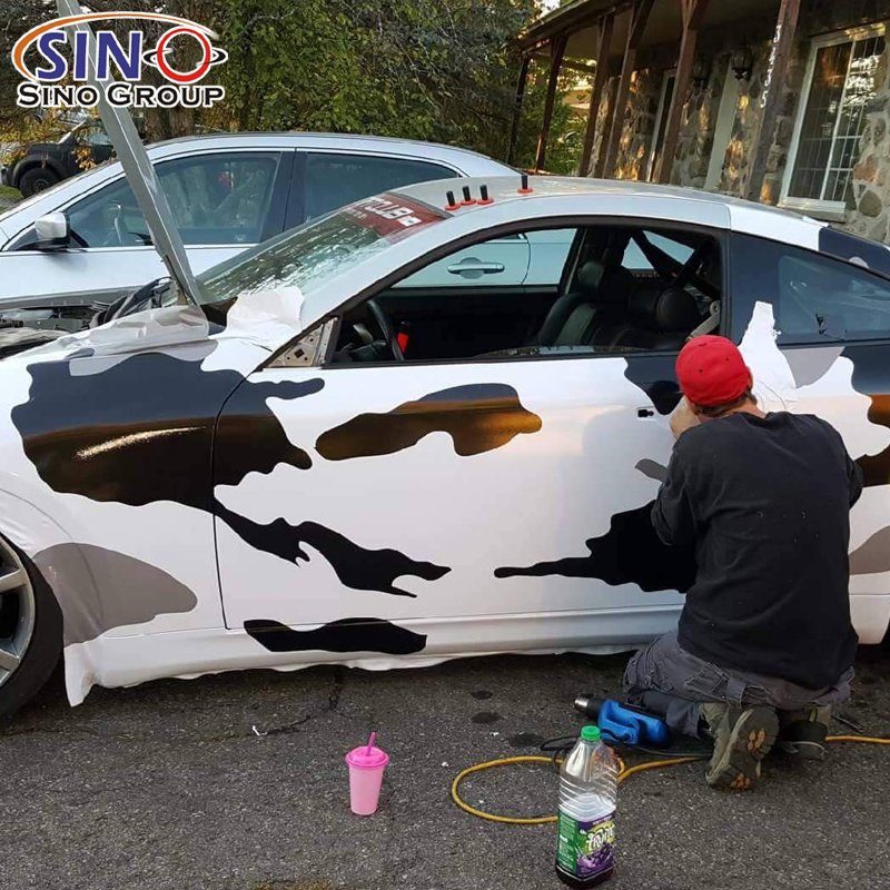 MC002 Digital Printing Camouflage Vinyl PVC Material Car Sticker