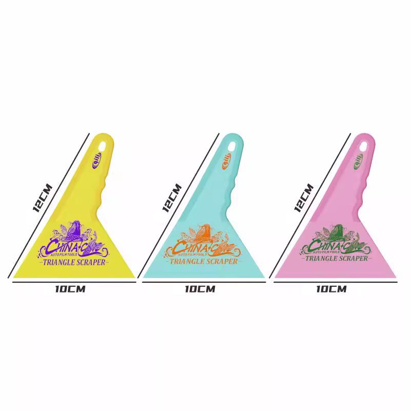 qili QC-12 Car Film Tools Scraper High Temperature Waterproof Soft Scraper Wholesale vinyl scraper squeegee rubber wrap tool