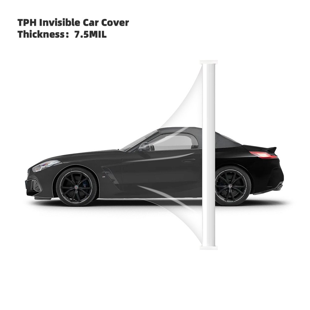 Car PPF NANO Coated Anti YellowingTPU TPH CAR Films Transparent Gloss Healing TPH 7.5mil 1.52*15M Car TPH Films
