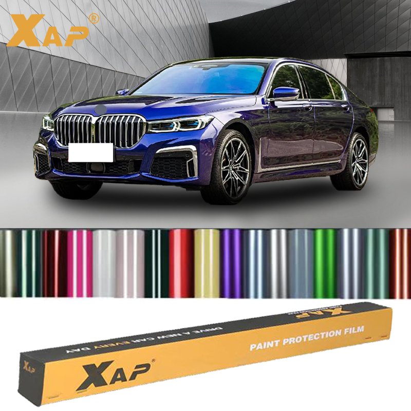 XAP color ppf film TPU Royal indigo paint protection film nano coating PPF hydrophobic film