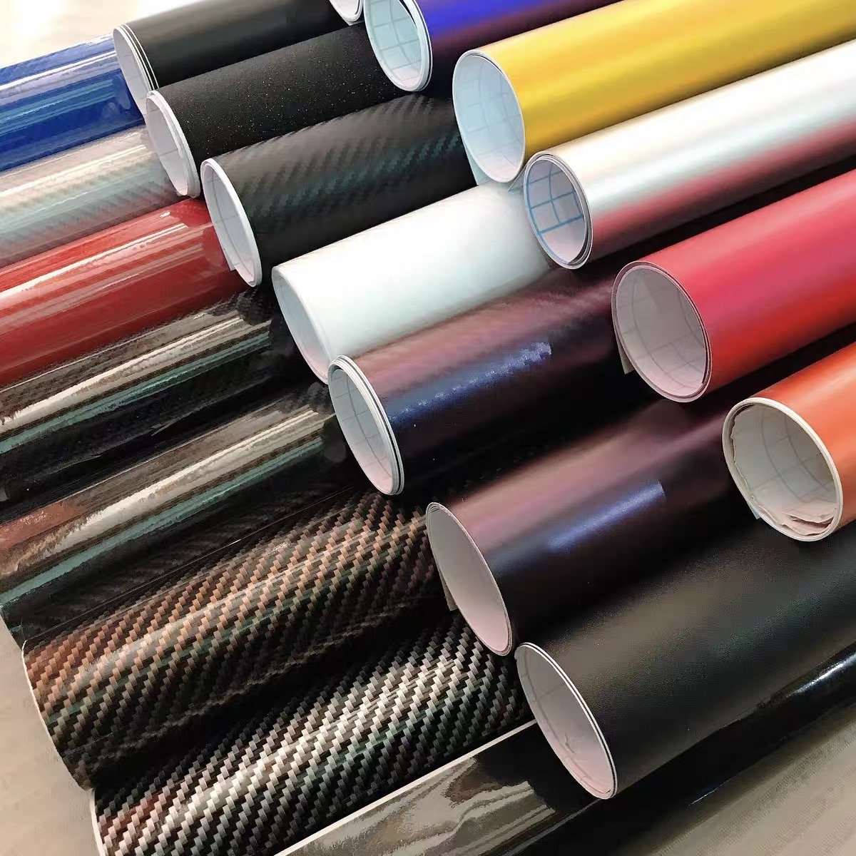 3D 4D 5D 6D PVC Matt Glossy Car Foil Film Paper Wrap Sticker Carbon Fiber Vinyl 5d Carbon Fiber Vinyl Foil For Auto