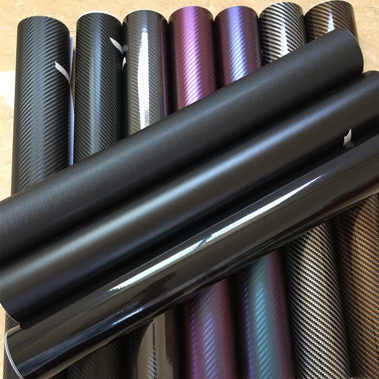 3D 4D 5D 6D PVC Matt Glossy Car Foil Film Paper Wrap Sticker Carbon Fiber Vinyl 5d Carbon Fiber Vinyl Foil For Auto