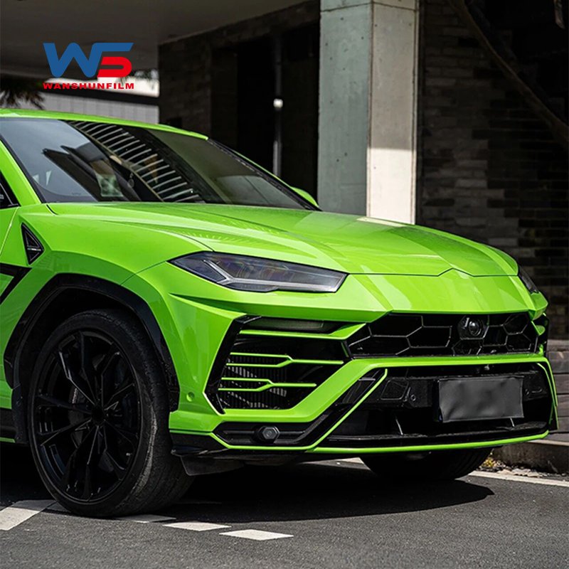 PPF Source Factory Super Bright Viper Green Crystal Car Wrapping Film Color Changing Paint Protection Coating Colored Vinyl