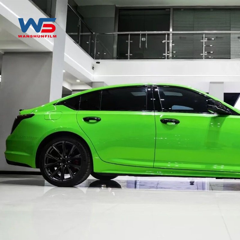PPF Source Factory Super Bright Viper Green Crystal Car Wrapping Film Color Changing Paint Protection Coating Colored Vinyl