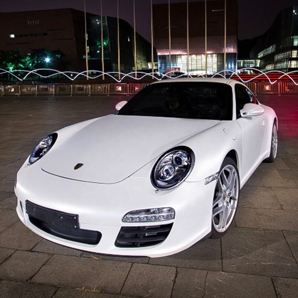 Carlas 1.52*16.5m/roll Car Ceramic White Vinyl Wrap Film Vehicle Color Changing Film Stickers PPF